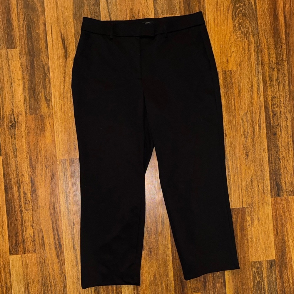 Simply Vera Vera Wang Black Dress Pants Womens Size 14 Straight Leg Trousers